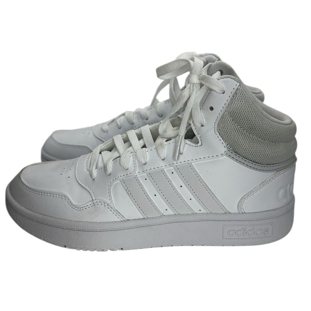 Adidas Hoops 3.0 Mid Women’s Sneakers White Size 8 NWOB
